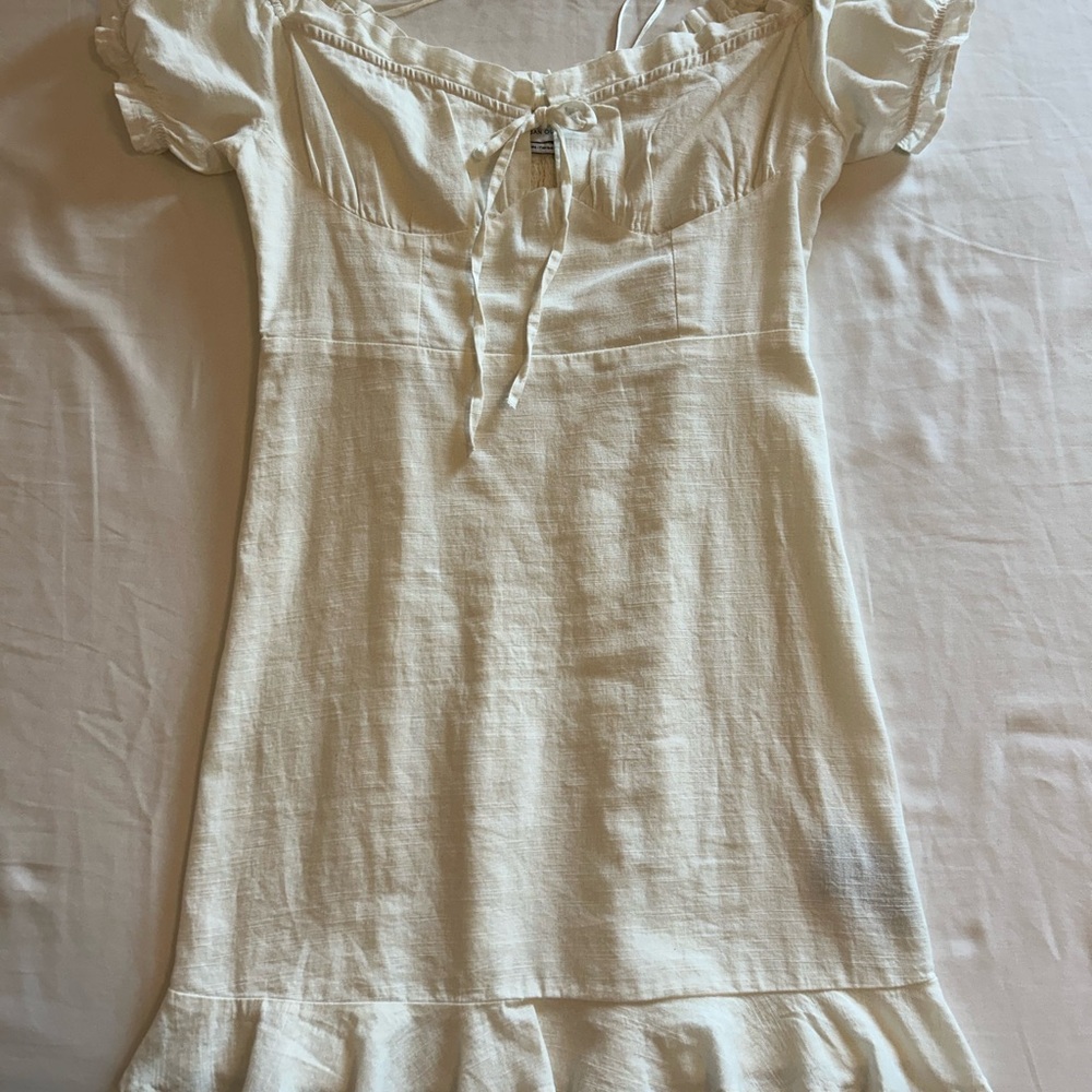 Urban Outfitters Cream Mini Dress